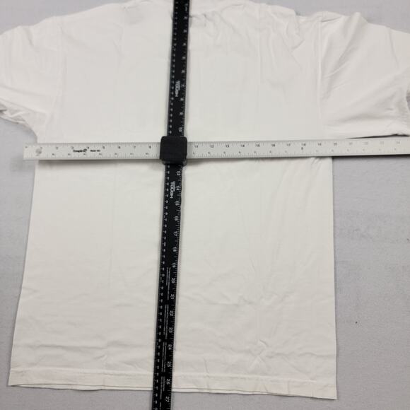 Hstry by NAS White Tshirt Metallic Skyline Mens Sz S (740-742) - Picture 5 of 5